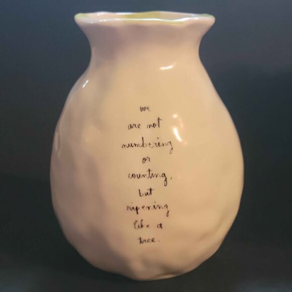 Rae Dunn by Magenta "Bloom" Ceramic Bud Vase - Picture 2 of 6